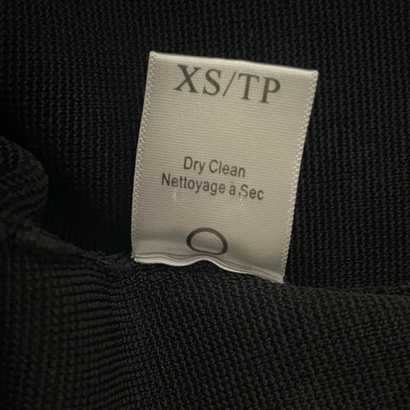 A.L.C Bandage V Neck Black Dress - Picture 9 of 10